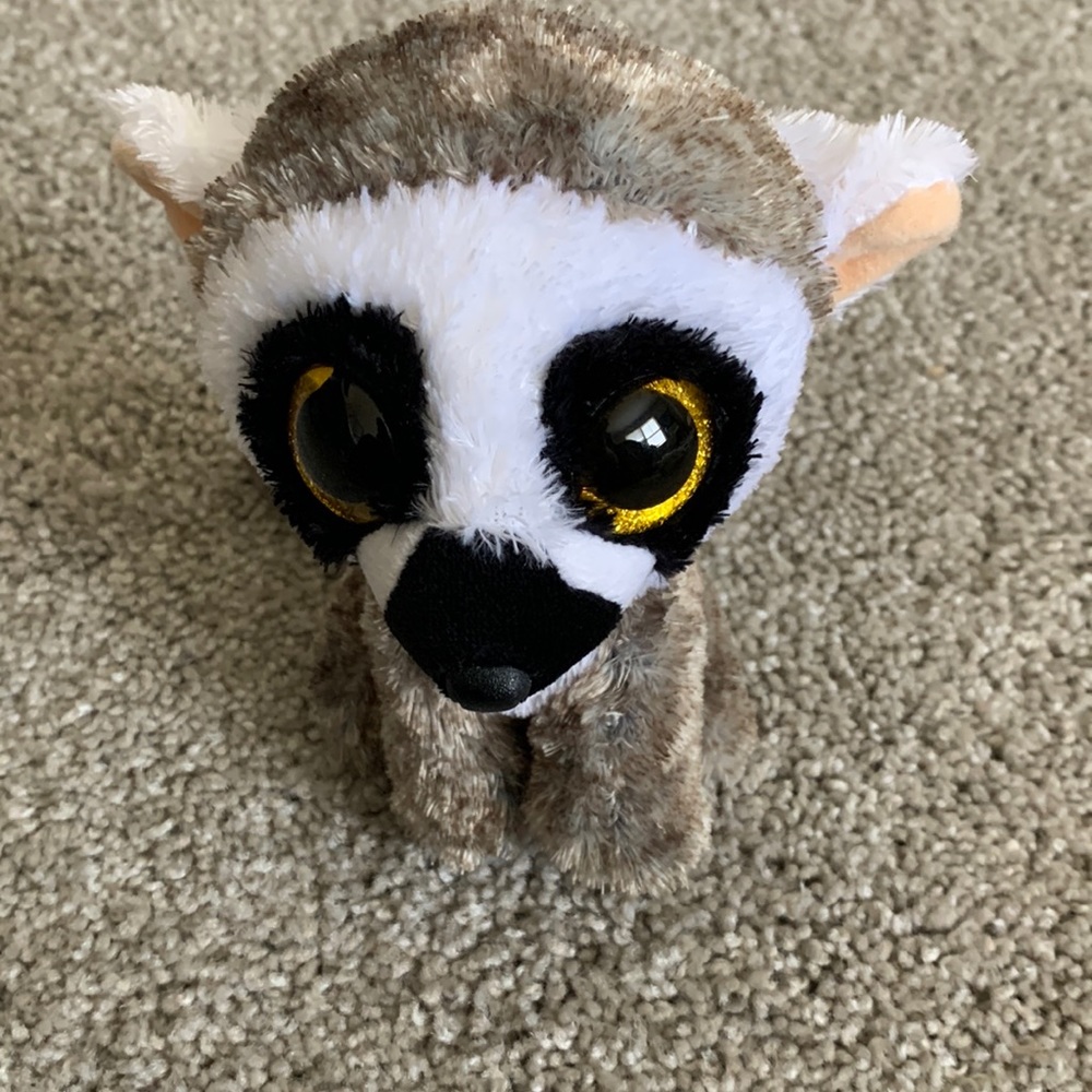 47-Linus the lemur Ty toy plush stuffed animal stuffie